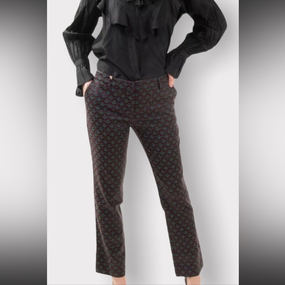History Repeats, Jacquard Chino Trousers, Floral Pattern, Size IT 42/S